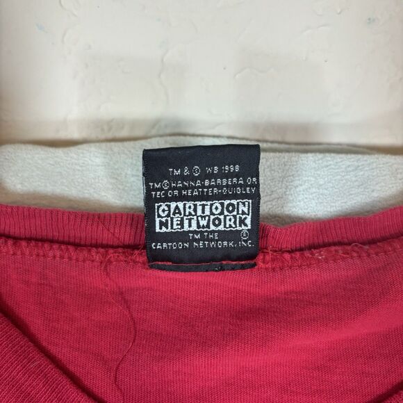 Vintage 90s Scooby Doo Sleep Shirt Womens OSFA  Double Sided Hanna Barbera CN - Picture 4 of 13